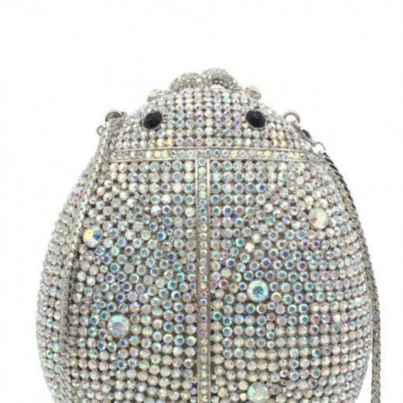 Lavish Ladybug Crystal Clutch Purse - Picture 2 of 2